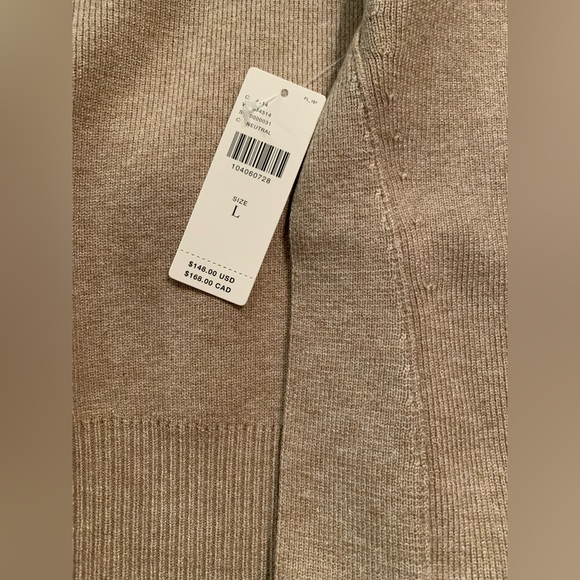 By Anthropologie Sleeveless Turtleneck Tunic Sweater In: Heather Mink - Picture 5 of 5